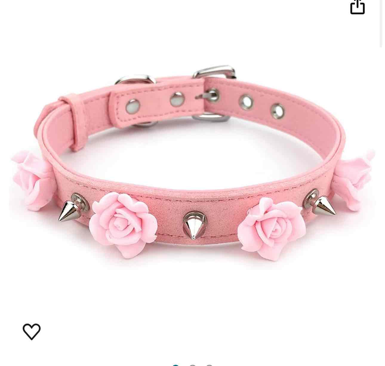 Destiny Love Handmade Rose Flower Choker Collar Necklace Velvet Necklace with Box for Women and Men - B1