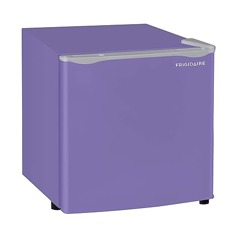 Frigidaire EFR115-PURPLE 1.6 Cu Ft Compact Fridge for Office, Dorm Room, Mancave or RV, Purple - PURPLE Fridge + Blue Retro Fridge