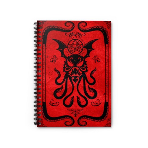 Lord Cthulhu Spiral Notebook (Rule Line) - One Size