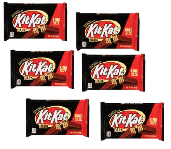 KitKat, Dark Chocolate (Pack of 6)