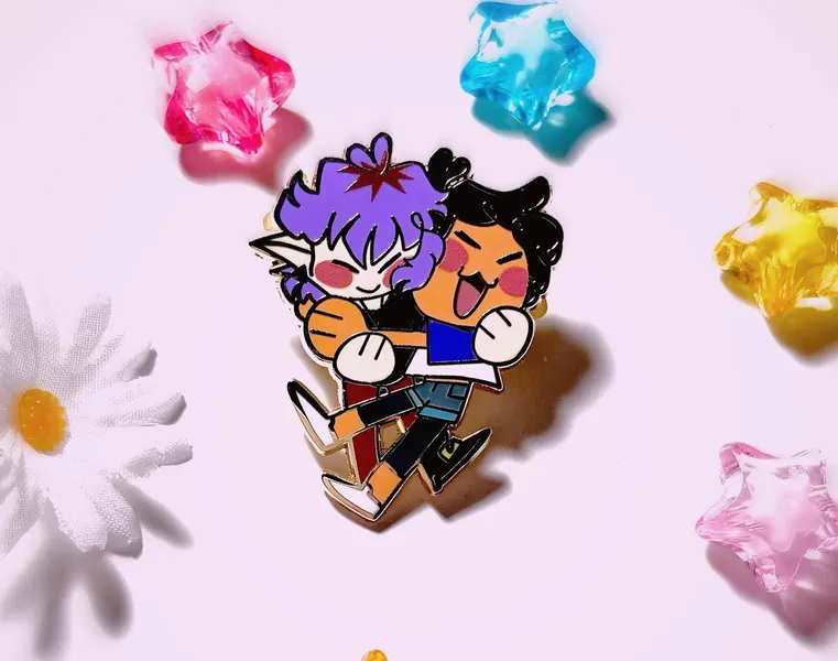 lumity hug owl house enamel pin <3