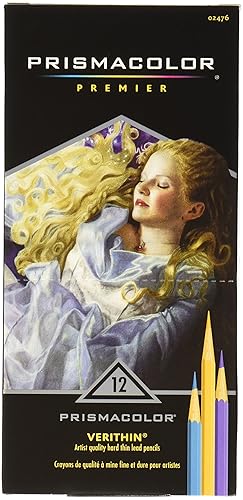 Prismacolor 2476 Verithin Coloured Pencils, Assorted Colours, 12-Count - 12 Count (Pack of 1)