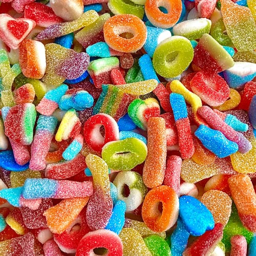 Fizzy Pick N Mix Jelly Sweet Bag Selection, 1Kg