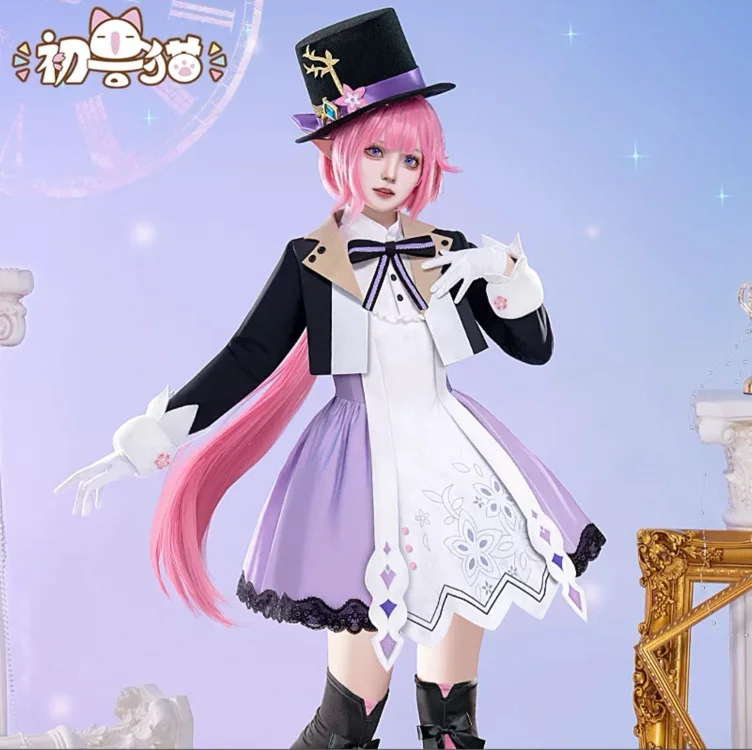 Elysia Mad Hatter Honkai Impact Cosplay