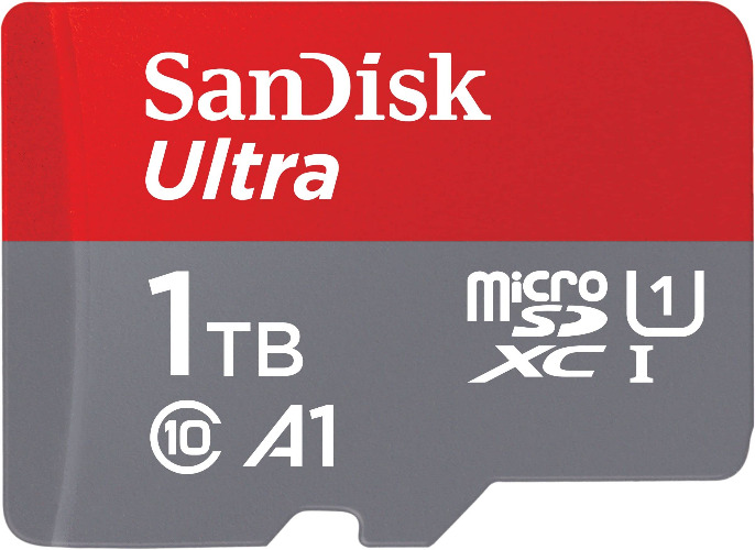 SanDisk 1TB Ultra microSDXC UHS-I Memory Card with Adapter - Up to 150MB/s, C10, U1, Full HD, A1, MicroSD Card - SDSQUAC-1T00-GN6MA - New Generation 1TB