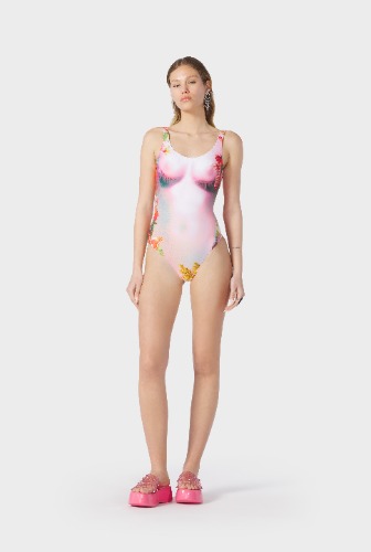 Jean Paul Gaultier - Jean Paul Gaultier | The Pink Body Flower Swimsuit