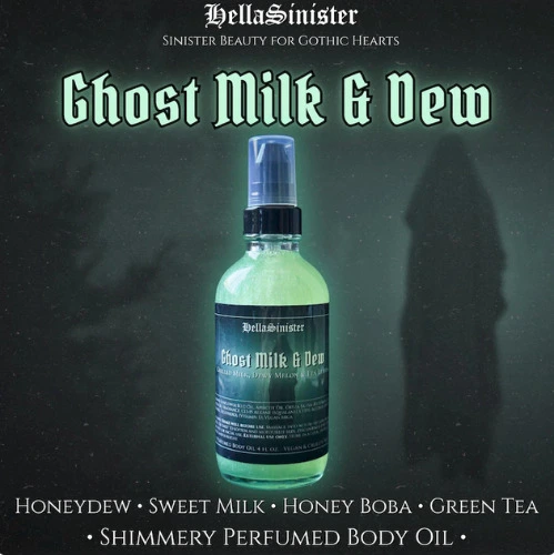 Perfume Body Oil: Honeydew Boba Milk Tea Scent