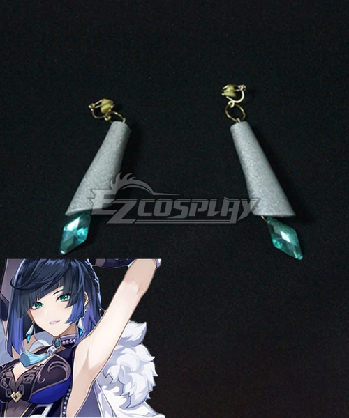 Genshin Impact Yelan Earrings Cosplay Accessory Prop