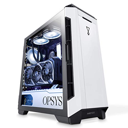 OPSYS Magna-X6 White Gaming PC Computer (AMD Ryzen 9-7900X, Geforce RTX 4080 Graphics Card, 2TB NVMe SSD, 2TB HDD, 32GB RAM, Bluetooth, Windows 11) - 32GB RAM / 2TB SSD / Windows11 - PC Only (White)