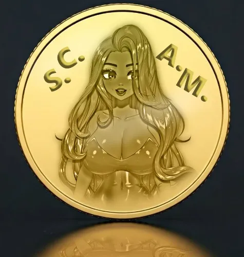 1/1000 S.C.A.M Coin Crypto