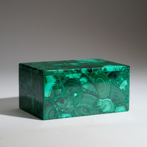 Genuine Malachite Jewelry Box (1.55 lbs)