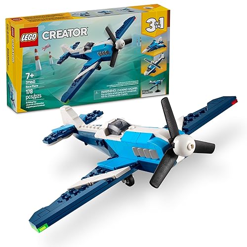 LEGO Creator 3 in 1 Aircraft Race Plane Toy #31160