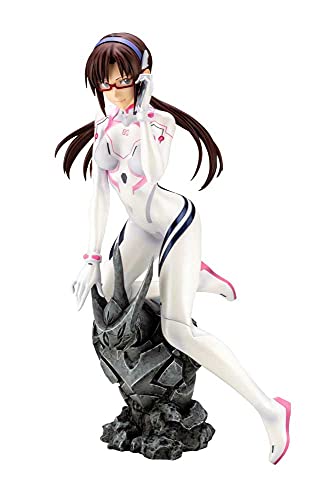 Kotobukiya Evangelion 4 PVC Statue 1/6 Mari Makinami Illustrious White Plugsuit Ver. 24 cm, PP981, Mehrfarbig