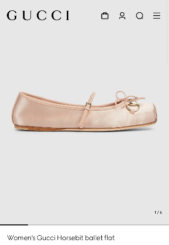 Women's Gucci Horsebit ballet flat
