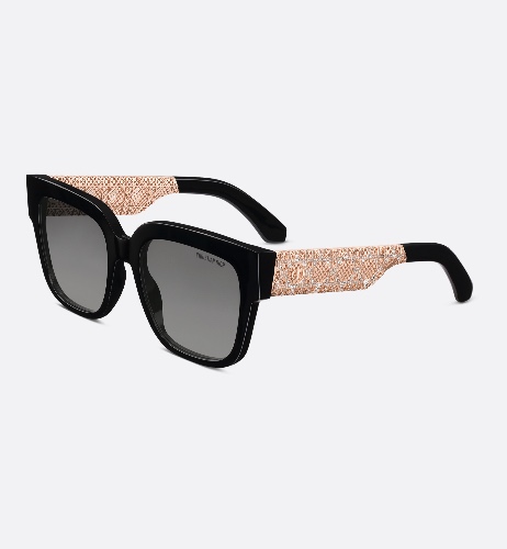 DioRésille S1I Black Square Sunglasses | DIOR