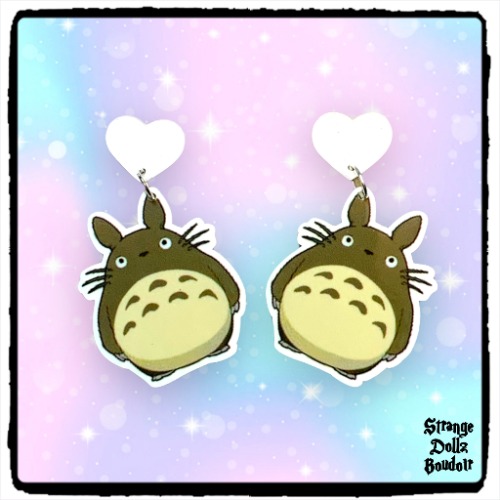 Cute anime earrings, Cartoon Japan Anime, Strange Dollz Boudoir
