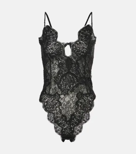 Lace bodysuit in black - Dolce Gabbana | Mytheresa