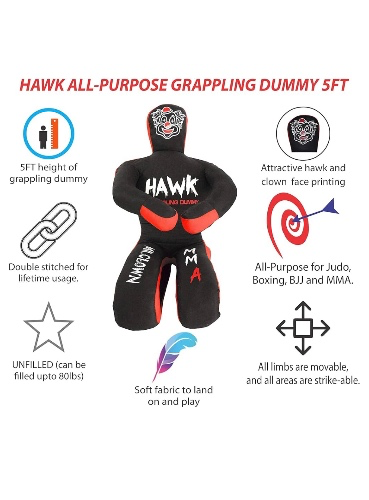Hawk Sports Grappling Dummy BJJ Wrestling Dummy Punching Bag 