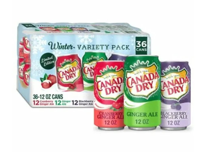 Canada Dry Ginger Ale Winter Variety Pack
