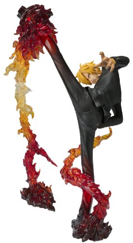 One Piece - Sanji - Figuarts ZERO - Battle ver. Diable Jambe Flambage Shot (Bandai) - Brand New