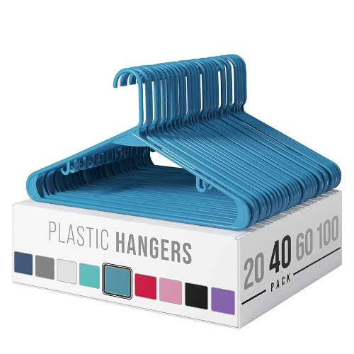 40-Piece Plastic Hangers