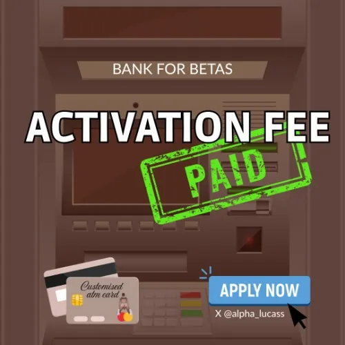 Banking Activation Fee (15.0$)