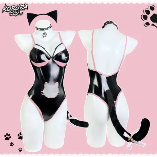 Pre-Sale Cute Cat Bodysuit Lingerie KO74 | M