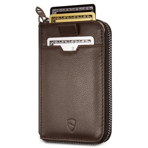 NOTTING HILL Zipper Wallet - Brown