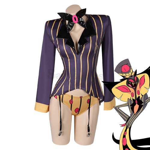 Anime Hazbin Hotel Cosplay Sir Pentious Cosplay Costume - S