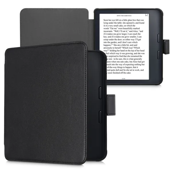 Kali Kobo Libra 2 fodral – läder eBook eReader skyddsfodral Cover Case för Kobo Libra 2