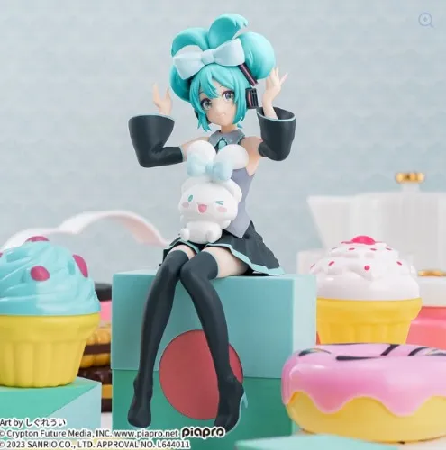 Hatsune Miku x Cinnamoroll - Premium Chokonose Figure - Prize Figure
