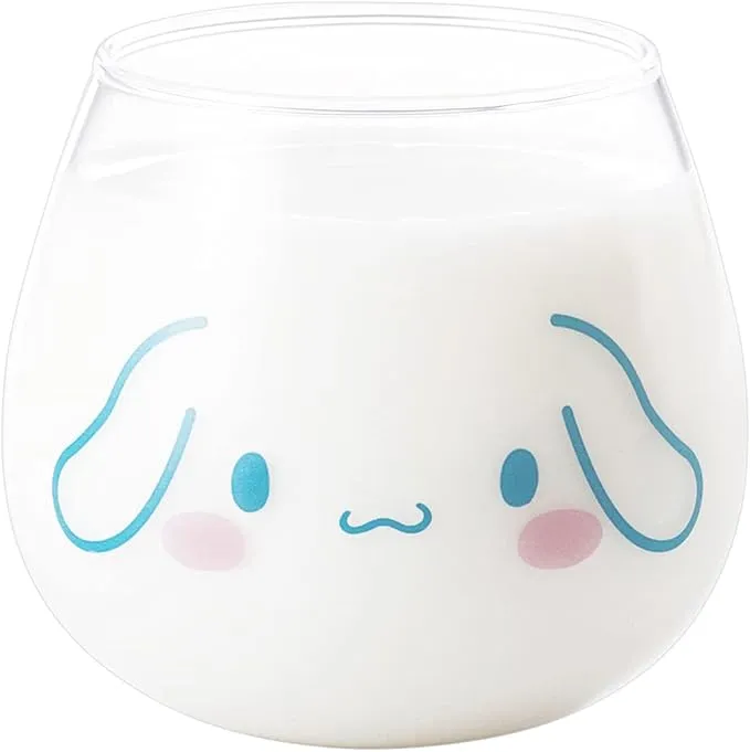 Sanrio 501134 Cinnamoroll Wobble Tumbler, 11.8 fl oz (320 ml), Face, Made in Japan