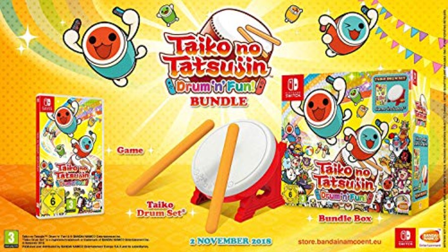 Taiko no Tatsujin Drum 'n' Fun! Bundle - Nintendo Switch