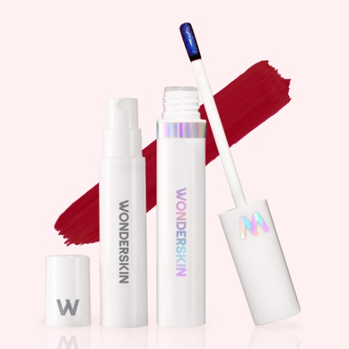 WONDER BLADING Peel & Reveal Lip Stain Kit | Divine (burgundy red)