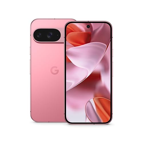 Google Pixel 9 - Unlocked Android Smartphone with Gemini, 24-Hour Battery, Advanced Camera, and 6.3" Actua Display - Peony - 256 GB - Peony - 256GB - Phone Only