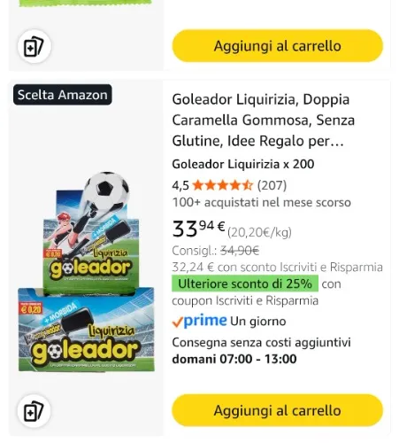 Goleador liquirizia