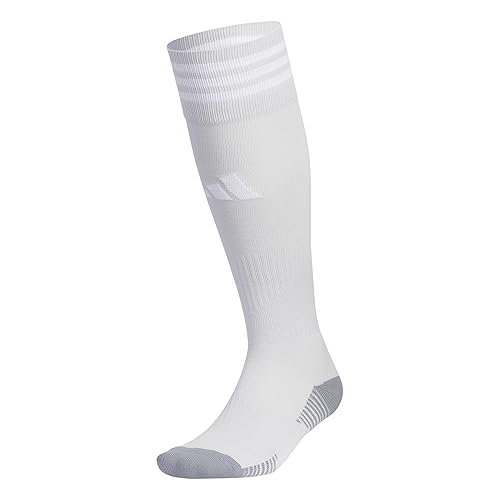 adidas Copa Zone Cushion 5.0 Over The Calf (OTC) Soccer Socks - Large - Team Light Grey/White