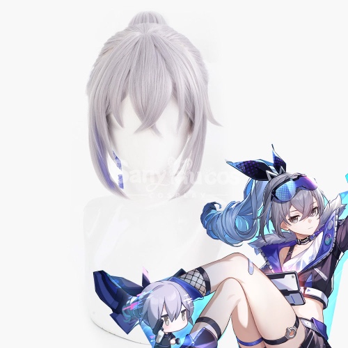 Game Honkai: Star Rail Cosplay Stellaron Hunters Silver Wolf Cosplay Wig