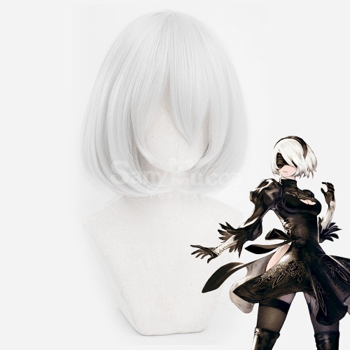 【In Stock】Game NieR: Automata Cosplay YoRHa No.2 Type B Cosplay Wig