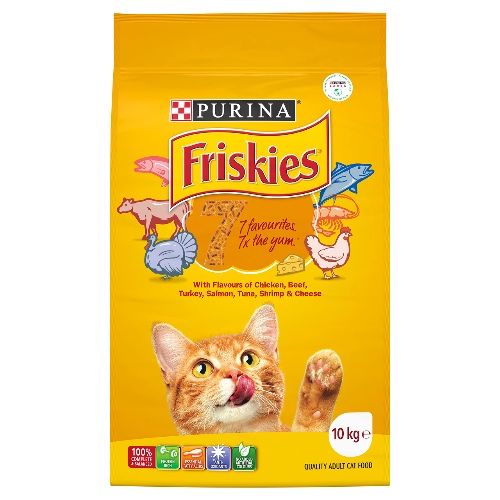 FRISKIES Adult 7 Dry Cat Food 10kg