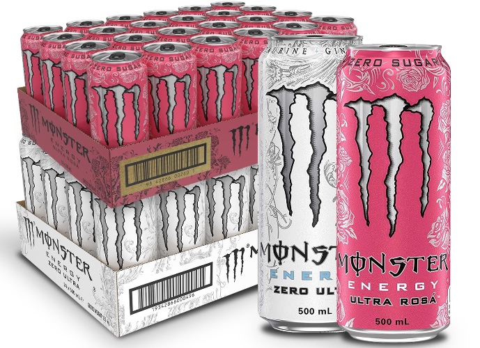 Monster Energy Ultra Bundle: Monster Zero Ultra 24pk & Monster Ultra Rosa 24pk - $126.80 ($5.28 / l)