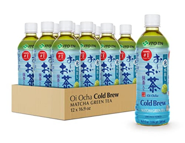 Ito En Oi Ocha Cold Brew Matcha Green Tea Unsweetened 16.9 Ounce (Pack of 12), Zero Calories - Cold Brew Matcha - 16.9 Fl Oz (Pack of 12)