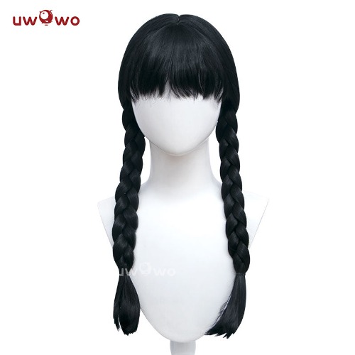 Uwowo Movie Wednesday Addams Cosplay Wig 