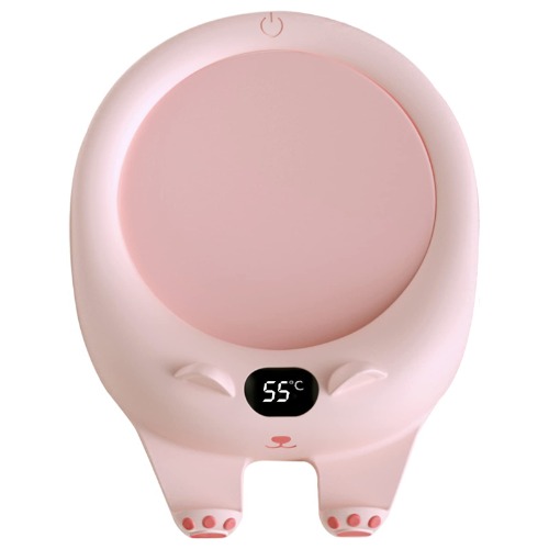 Coffee Mug Warmer,Coffee Warmer for Desk Coffee Cup Warmer Smart Warmer with 3 Temperature Setting Coffee Accessories Heating Plate Warmer for Coffee Tea Water Milk, Auto Shut Off (Not Include Cup) - Pink Warmer