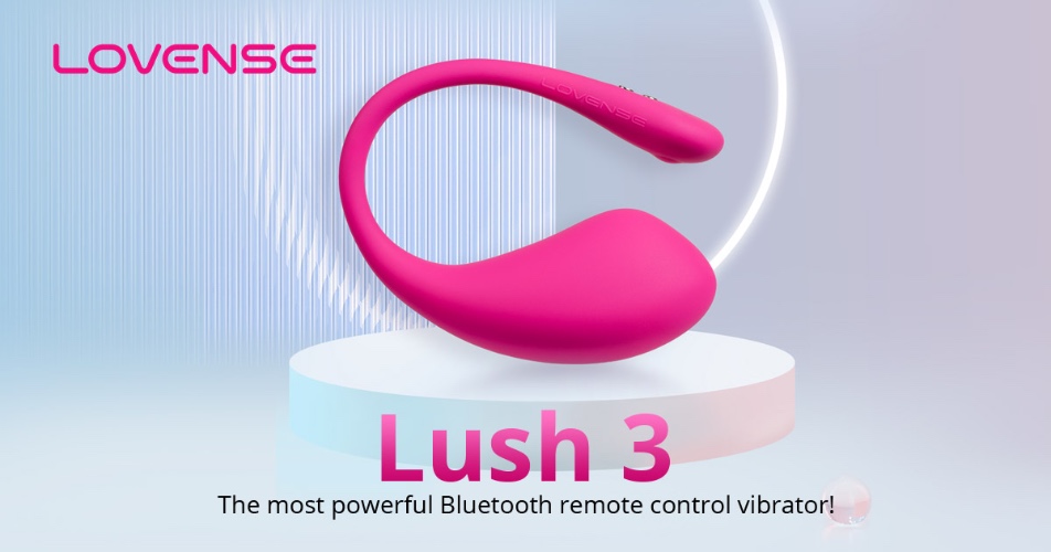 Lovense® Lush 3: Bluetooth remote control G-spot vibrator!