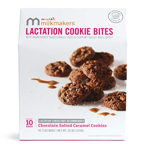 Munchkin® Milkmakers® Lactation Cookie Bites, Chocolate Salted Caramel, 10 Ct - Chocolate Salted Caramel