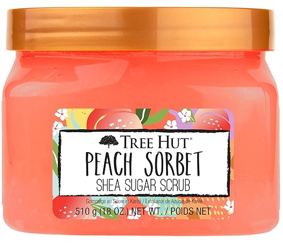 Peach Sorbet - Tree Hut Shea Sugar Scrub - 510g