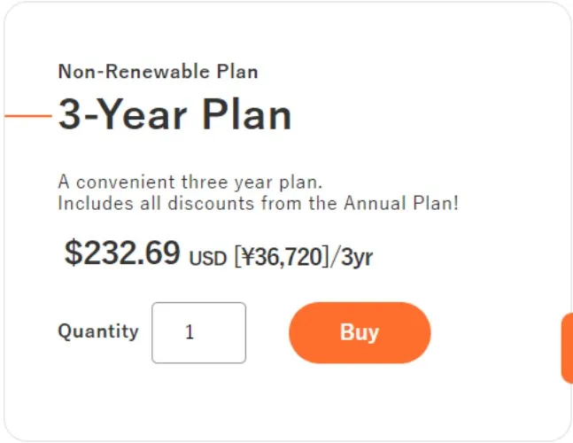 3-Year Discounted Plan for Live2D