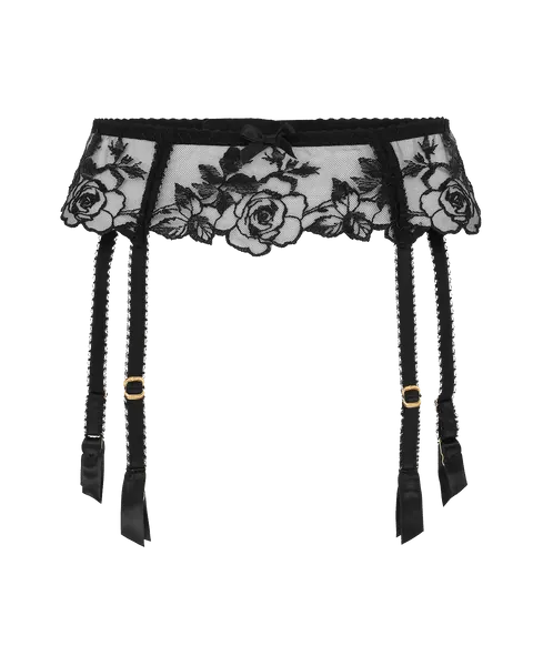 Callypso Suspender in Black | Agent Provocateur 