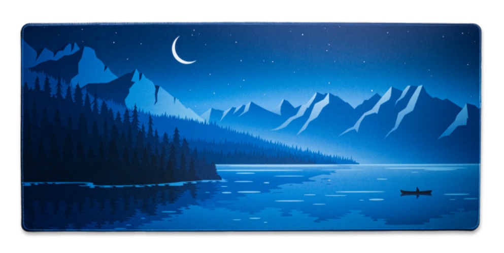 Alberta V2 Desk Mat - Night